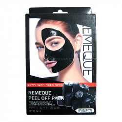 Маска-пленка угольная для лица Peel Of Pack Charcoal Remeque