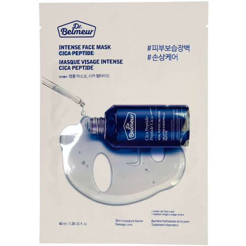 Маска для лица Intense Face Mask Cica Peptide Dr.Belmeur The Face Shop
