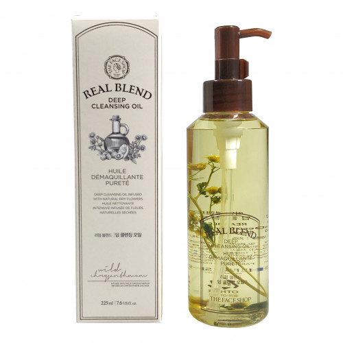 Гидрофильное масло Real Blend Deep Cleansing Oil The Face Shop