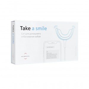 Сет для домашнего отбеливания зубов Take a Smile On White