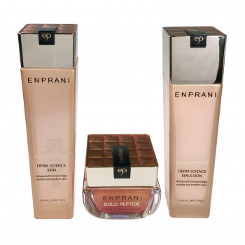 Набор для лица антивозрастной Gold Peptide Set Enprani