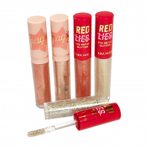 Жидкие тени-блеск Eye Metal Glitter Holica Holica