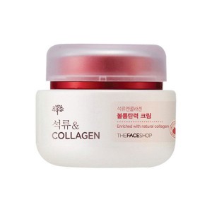 Крем-лифтинг для лица с коллагеном Pomegranate&Collagen Volume Lifting Cream The Face Shop