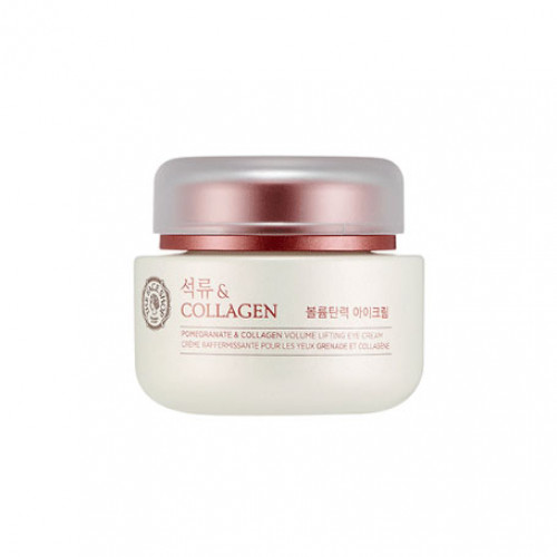 Крем-лифтинг вокруг глаз с коллагеном Pomegranate&Collagen Volume Lifting Eye Cream The Face Shop Крем-лифтинг вокруг глаз с коллагеном Pomegranate&Collagen Volume Lifting Eye Cream The Face Shop