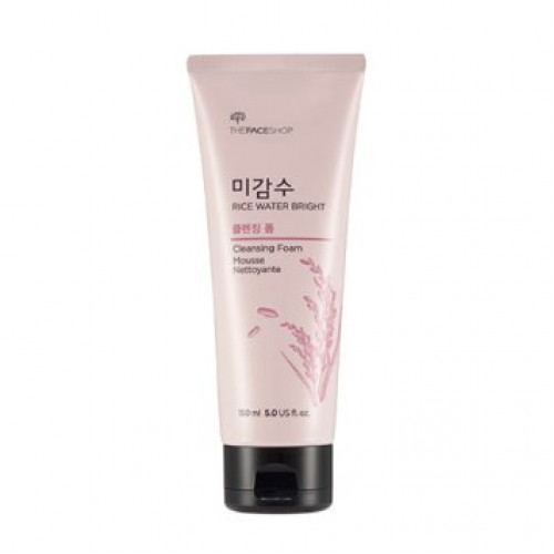 Пенка мусс для лица на основе рисовой воды Rice Water Bright Cleansing Foam 300 ml The Face Shop